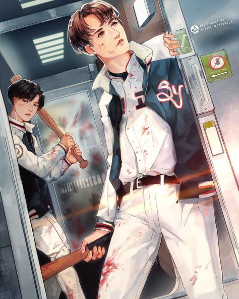 4,825 Likes, 98 Comments - auriee ☆ (@cheons_a) on Instagram: “Busan Boys  [Train to Busan AU]  #kookmin #btsfanart #부산행  I know I'm a year late but it doesnt…” Train To Busan Movie, Saturday Cartoon, Apocalypse Au, Arte Zombie, Train To Busan, Woo Shik, Bts Au, Best Zombie, Bts Fan Art