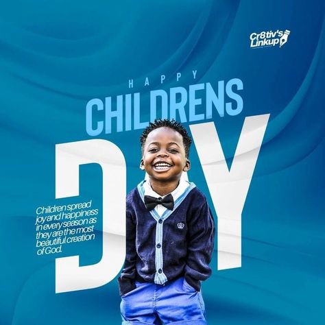 Happy Children's Day Flyer Design Ideas, Children Day Design, Childers Day, Children Day Flyer Design, Happy Children's Day Ideas, Childrens Day Creative, Childrens Day Creative Ads, Children's Day Creative Ads, Children Day Poster Design