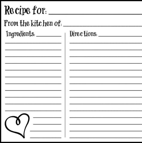 21+ Free Recipe Card Template - Word Excel Formats Recipe Templates Free, Recipe Cards Printable Free, Microsoft Word Free, Recipe Card Template, Recipe Book Diy, Family Recipe Book, Recipe Cards Template, Recipe Example, Recipe Template