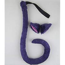 Cute Cat Costumes, Purple Costume, Kitten Costumes, Cat Ears And Tail, Women's Headbands, Cat Tail, Halloween Fancy Dress, Purple Cat, Ear Hair