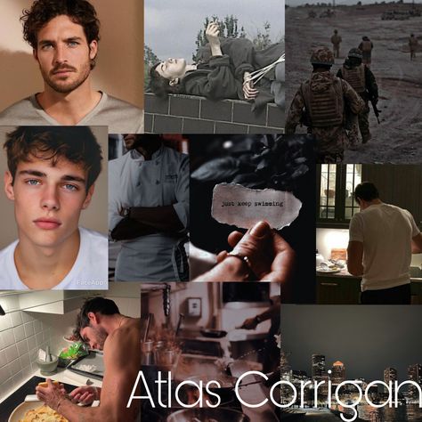 Atlas Corrigan Aesthetic, Chef Aesthetic, Atlas Corrigan, Dream Husband, Keep Swimming, It Ends With Us, I Love Books, Book Aesthetic, Love Book