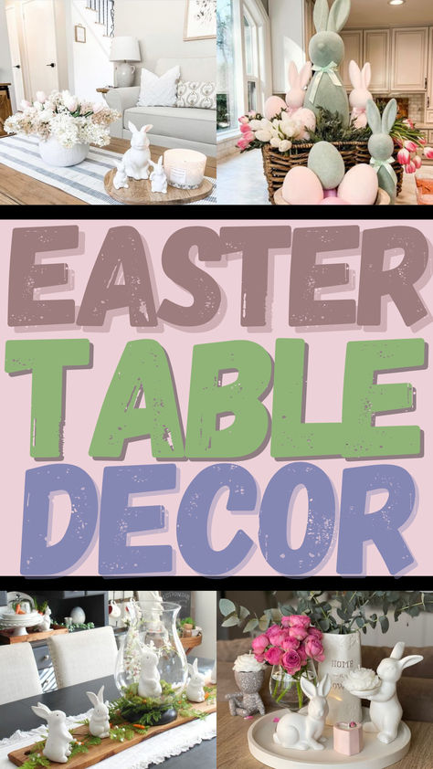 Easter Table Decor Ideas Diy Easter Centerpiece Ideas, Easter Entryway Table Decor, Easter Centerpieces Table, Simple Easter Table Decor, Easter Table Setting Ideas, Easter Table Decorations Centerpieces, Easter Table Decor Ideas, Easter Centerpieces Diy, Easter Table Centerpieces