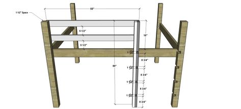 Queen Loft Bed, Bunk Mattress, Loft Bunk Bed, Loft Plans, Queen Loft Beds, Build A Loft Bed, Loft Bunk, Diy Loft, Bunk Bed Plans