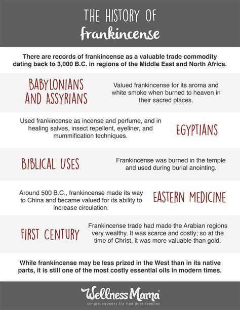 Benefits Of Frankincense, Frankincense Essential Oil Benefits, Magnesium Butter, Oils And Their Benefits, Frankincense Essential Oil Uses, Frankincense Oil Uses, Frankincense Benefits, The Three Wise Men, Wellness Mama