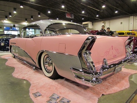 I want a pink car :) 1956 Buick, Buick Cars, Buick Roadmaster, Classic Motors, Buick Century, Pink Car, Pretty Cars, European Cars, Chevrolet Impala