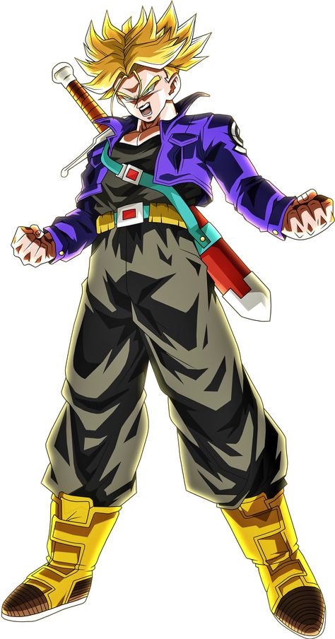 Trunks del Futuro SSJ Dragon Ball Trunks, Trunks Super Saiyan, Dragonball Evolution, Trunks Dbz, V Jump, Ye Ye, Dbz Characters, Sailor Guardians, Future Trunks