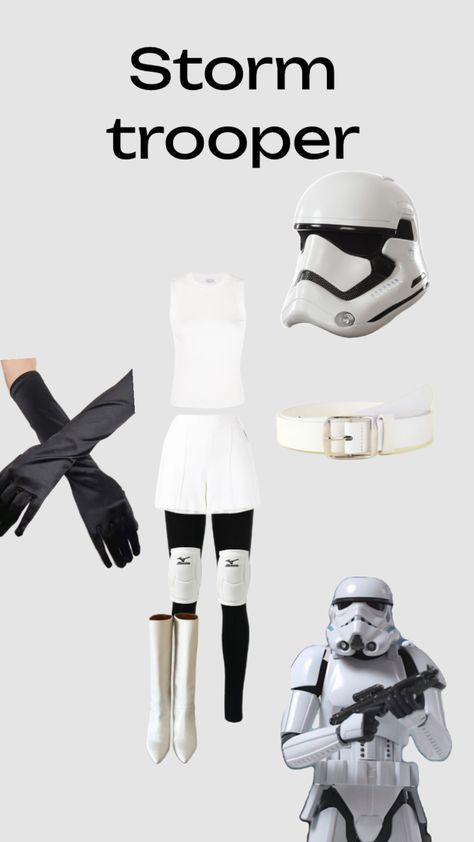 Storm trooper Halloween #starwars Starwars Halloween Costumes, Storm Trooper Costume Women, Stormtrooper Costume, Kylo Ren Costumes, Nest Ideas, Storm Trooper Costume, Star Wars Halloween Costumes, Disney 2025, Dance Style Outfits