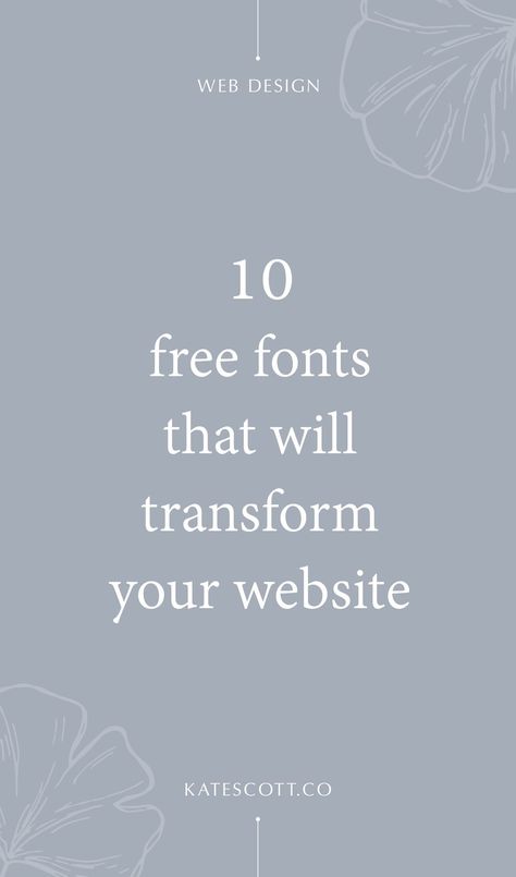 On a budget? Here are 10 free fonts that will transform your website + a visual guide that will show you exactly what fonts to pair them with! | Font Pairing | Font Pairs | Font Pairing Guide | Free Font Pairings | Free Font Pairs | Squarespace Font Pairings | Squarespace Fonts | Squarespace Font Combinations | #freefonts #fonts #typography #webdesign #fontpairs Trendy Adobe Fonts, Squarespace Fonts, Latin Text, Font Pairings, Business Fonts, Website Fonts, Instagram Font, Modern Website Design, Squarespace Design