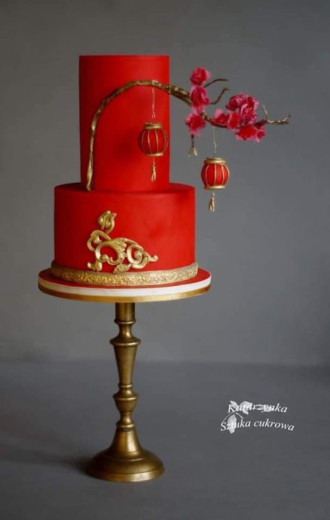 Sangjit Cake, Imlek Hampers, Japanese Wedding Cakes, Chinese Wedding Cake, 23 Cake, Dragon Wedding Cake, Beautiful Pie Crusts, Chinese New Year Cake, Chinese Cake