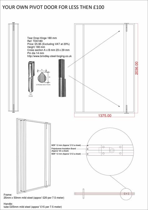 Pivot Door 1 (8) Pivot Doors Detail, Pivot Doors Entry, Architecture Sections, Architectural Ideas, Pivot Door, Exterior Doors With Glass, Door Detail, Architectural Section, Pivot Doors