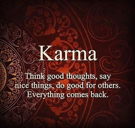 kamma☸️ rebirth ☸️ Karma Says, Karma Is Real, Quotes Thoughts, Good Karma, Buddha Quotes, Karma Quotes, Good Thoughts, Good Advice, The Words