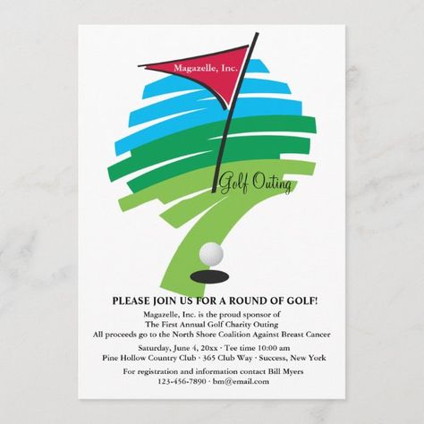 Golfers Birthday, Charity Party, Golf Invitation, Golf Birthday Cards, Golf Birthday Party, Golf Inspiration, Golf Outing, Golf Birthday, Hat Clip