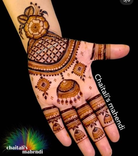 Jumka Design Mehndi, Aerobic Mehndi Design, Mehndi Designs Bridal Hands, Rose Mehndi Designs, Mehndi Designs For Kids, Very Simple Mehndi Designs, Engagement Mehndi Designs, Bridal Mehendi, Latest Bridal Mehndi Designs