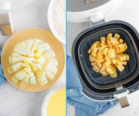 Onion Air Fryer, Outback Blooming Onion, Air Fryer Blooming Onion, Copycat Outback, Blooming Onion Recipes, Bloomin Onion, Restaurant Appetizers, Blooming Onion, Outback Steakhouse