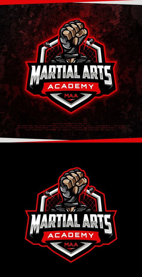 Martial Arts Gym, Logo Dragon, Cafe Logo Design, Mma Gym, Academy Logo, Martial Arts Boxing, Horse Brand, Gym Logo, Thai Boxing