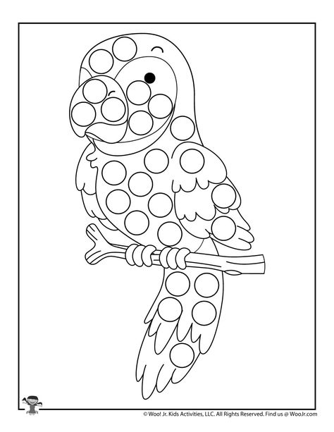 Dot Art Templates, Twos Activities, Do A Dot Art, Pirate Week, Forest Room, House Pets, Preschool Activities Toddler, Do A Dot, Coloring Sheets For Kids