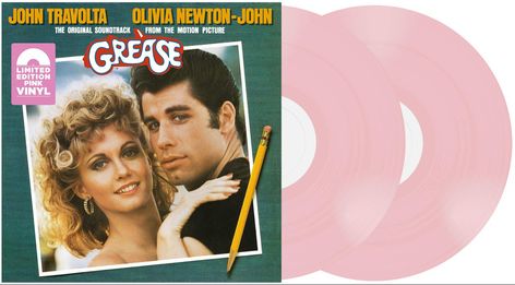 Olivia Newton John Grease, Grease 1978, Stockard Channing, Hand Jive, Frankie Avalon, Frankie Valli, Sandra Dee, Pink Vinyl, We Go Together