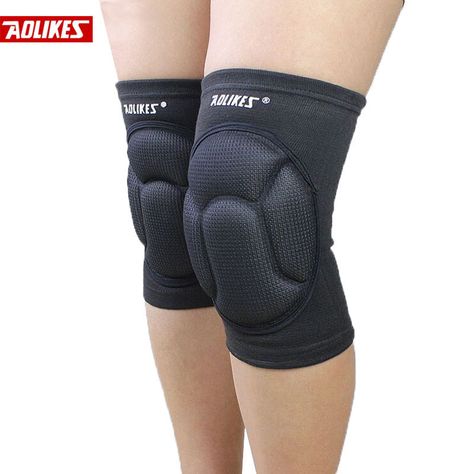 2015 Thickening Football Volleyball Extreme Sports knee pads brace support Protect Cycling Knee Protector Kneepad ginocchiere-in Elbow & Knee Pads from Sports & Entertainment on Aliexpress.com | Alibaba Group Knee Protector, Elbow Support, Knee Support, Knee Sleeves, Volley Ball, Knee Brace, Athletic Sports, Team Sports, Knee Pads