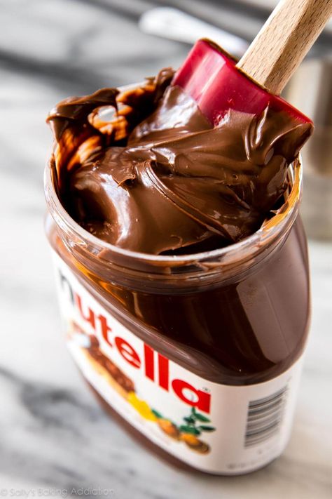 Nutella Frosting (6 Easy Ingredients) - Sally's Baking Addiction Chocolate Chip Cheesecake Brownies, Homemade Brownies Easy, Nutella Frosting, Dhaka City, Sallys Baking, Nutella Brownies, Homemade Nutella, Sally's Baking, Chocolate Chip Cheesecake