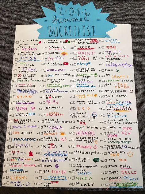 Bucket List Ideas Poster, Summer Bucket List Poster Board, Summer Bucket List Poster, Bucket List Deutsch, Fun Bucket List Ideas, Bucket List Ideas For Teens, Summer Bucket List 2023, Bff Bucket List, Summer Bucket List For Teens