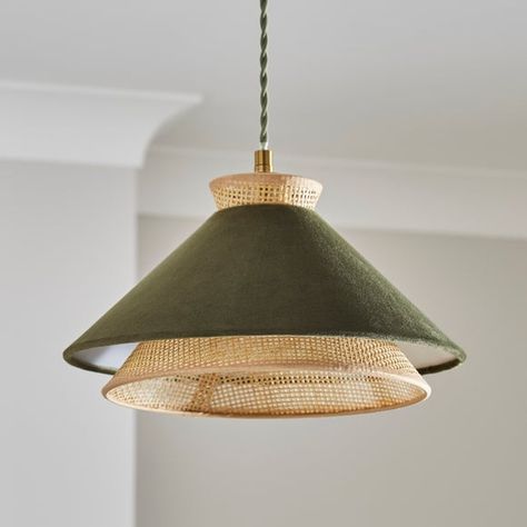 Green Light Shade, Rattan Lamp Shade, Bedroom Lampshade, Rattan Lamp, Eyelet Curtains, Ceiling Lamp Shades, Stylish Curtains, Pendant Lamp Shade, Retro Lighting