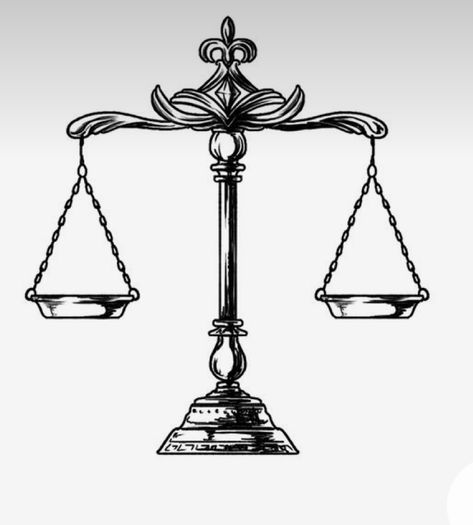 Balance Scale Tattoo Design, Old Scale Tattoo, Justice Scale Tattoo, Libra Scales Drawing, Libra Drawing, Scales Of Justice Tattoo, Justice Tattoo, Tattoo Ideas Males, Balance Tattoo