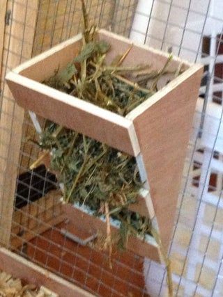 Hay Rack For Rabbits, Diy Hay Rack, Diy Hay Feeder, Indoor Rabbit House, Hay Rack, Hay Racks, Pet Bunny Rabbits, Wood Mill, Indoor Rabbit