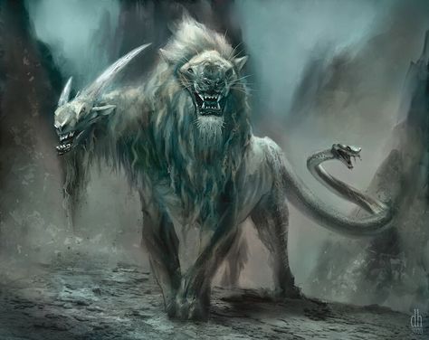 Finding New Love, Greek Mythical Creatures, Greek Mythological Creatures, Greek Monsters, Mythological Monsters, Mythical Monsters, Arte Alien, Fantasy Beasts, Mythical Beast