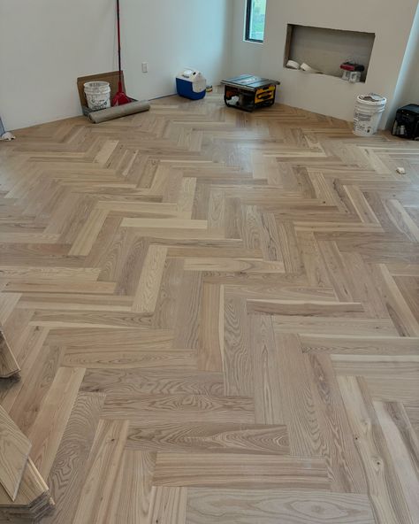 Herringbone #flooring #floor #herringbone #tampa Floor Herringbone, Herringbone Tile Floors, Herringbone Flooring, Herringbone Tile, Tile Floors, Herringbone, Basement, Tampa, Tile Floor