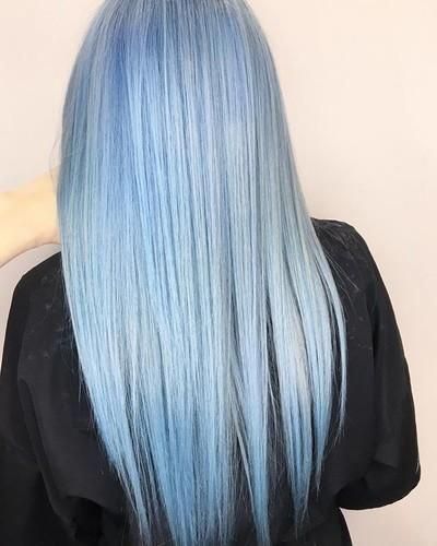 Powder Blue Hair, Pelo Color Borgoña, Curly Half Wig, Short Black Wigs, Brazilian Curly Hair, Blue Ombre Hair, Light Blue Hair, Writing Projects, Colourful Hair