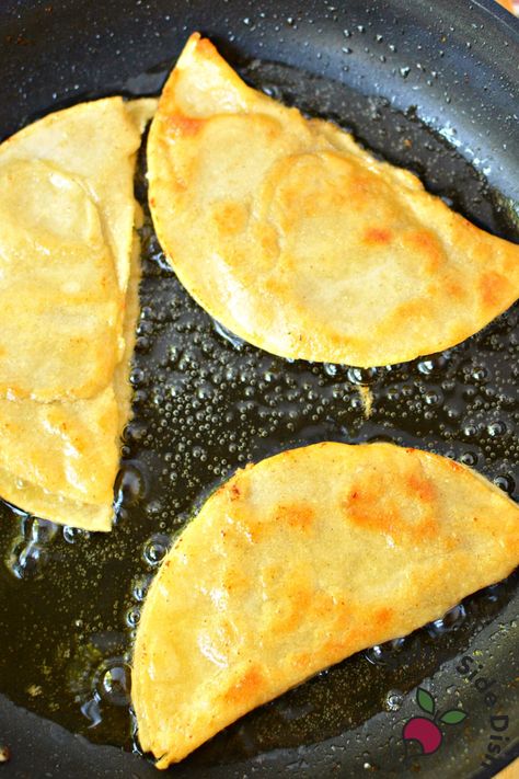 Fried Tacos with Beef Crispy Fried Tacos, How To Fry Tacos, Soft Beef Tacos, Frying Tortillas For Tacos, Ground Beef And Tortilla Recipes, Fry Tortillas For Tacos, Flat Tacos, Fried Corn Tortilla Tacos, Crispy Tacos Recipes