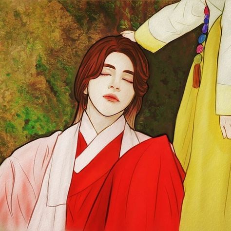 Tale Of The Nine Tailed Fanart, Tale Of Nine Tailed, Kdrama Fanart, Tale Of The Nine Tailed, Jo Bo-ah, Lee Yeon, Nine Tailed Fox, Watercolor Paintings For Beginners, Anime Cover Photo