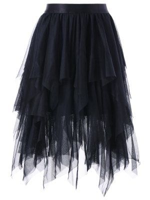 Knee Length Tulle Skirt, Black Tulle Skirt, Double Layer Skirt, Womens Tulle Skirt, Skirt Tulle, Tulle Skirt Black, Layer Skirt, Fairy Skirt, Cheap Skirts