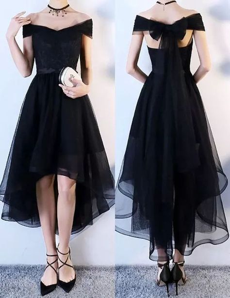 Dress Korean Style Formal, Archangel Uriel, Formal Dresses For Teens, Gaun Fashion, Cute Dress Outfits, Beautiful Dresses For Women, Black Party Dresses, Fantasy Gowns, Short Prom Dress