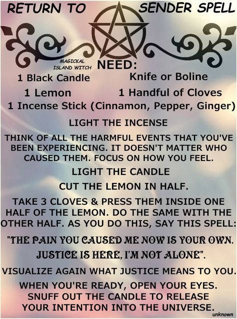 Types Of Pagan Religions, Return Hex To Sender Spell, Powerful Return To Sender Spell, Return Spell, Return To Sender Spell, Black Candle Spells, Karma Spell, Wiccan Quotes, Spells That Actually Work