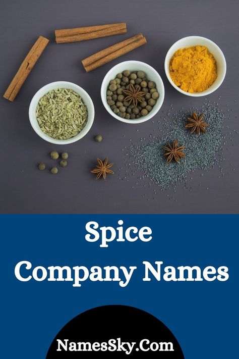 Spices invariably hold a crucial role in the kitchen, regardless of the dish being prepared. Spices are extremely valuable products, they can be found in small local shops to supermarkets. There are a wide variety of spices that can be profitable for seasoned entrepreneur. @spicecom @spicebreeze @mccormickspice @justspices @spicelyorganics Spice Business Name Ideas, Spice Business, Company Name Ideas, Shop Name Ideas, Dried Fish, Spice Company, Ceylon Cinnamon, Spice Shop, Organic Spice