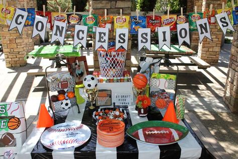 Sports Birthday Party Ideas, Sport Birthday Party, Sport Birthday, Birthday Venues, Toddler Sports, Sports Theme Birthday, Sports Birthday Party, Adoption Party, Ball Birthday