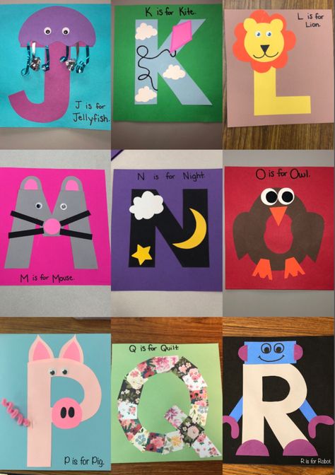 Preschool Letter Crafts, Alphabet Activities Kindergarten, Alphabet Crafts Preschool, Homeschool Preschool Activities, Preschool Classroom Decor, Kindergarden Activities, Toddler Arts And Crafts, Alphabet Crafts, Preschool Arts And Crafts