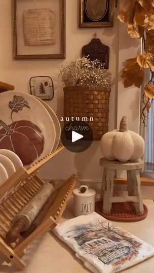 Rustic Cottage Fall Decor, Historic Home Fall Decor, Grandmacore Fall Decor, Autumn Farmhouse Aesthetic, Rustic Autumn Aesthetic, European Farmhouse, Small Boutique, Hygge Home, Fall Kitchen