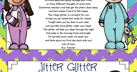 Jitter Glitter General.pdf                              … Jitter Glitter, Superhero Classroom, Meet The Teacher, Sleeping Through The Night, School Readiness, School Crafts, 1st Grade, Super Hero, First Grade