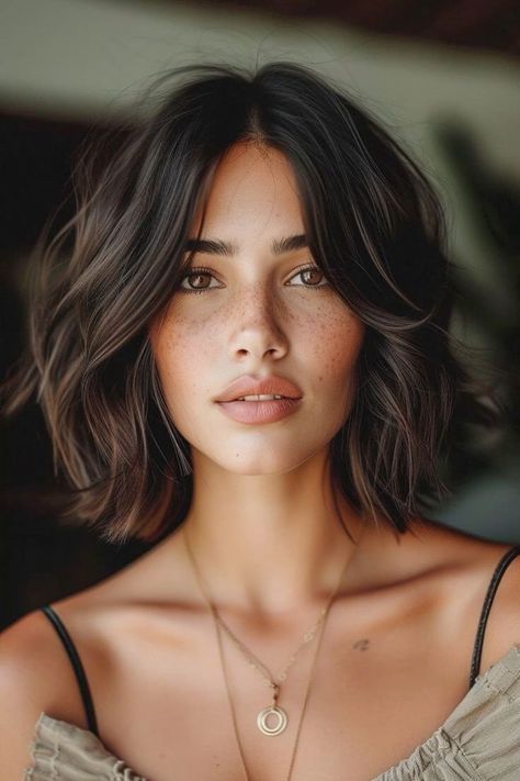 Rambut Brunette, Hair Mistakes, Lob Haircut, Bob Haircuts For Women, Shoulder Length Hair, Short Bob Hairstyles, Hair Color Trends, Cool Haircuts, Medium Length Hair Cuts