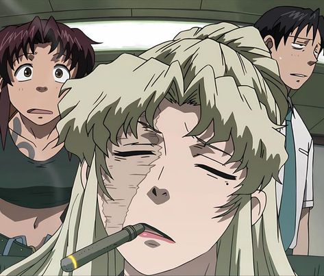 Balalaika Black Lagoon, Revy Black Lagoon, Black Lagoon Anime, Afro Samurai, Buku Harry Potter, Cartoon World, Black Lagoon, Dark Art Illustrations, Manga Anime One Piece