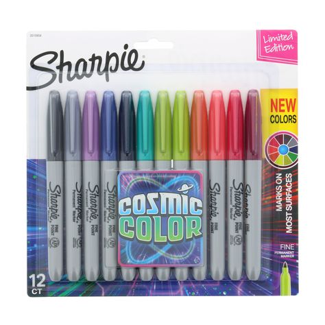 Sharpie Colors, Sharpie Permanent Markers, Sharpie Markers, Sharpie Marker, Paper Mate, Christmas Activities For Kids, Drawing Supplies, Coloring Markers, Markers Set