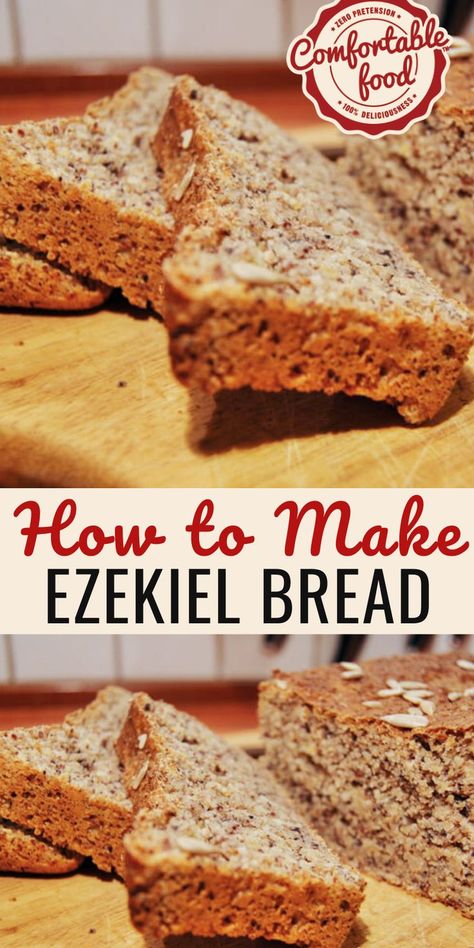 First Watch Bread Recipe, Diy Ezekiel Bread, Ezekiel 4:9 Bread Recipe, Sourdough Ezekiel Bread Recipe, Clean Bread Recipe, Bible Bread Recipe, Homemade Ezekiel Bread Recipe, Ezekiel Bread Recipe Easy, Ezekiel Bread Benefits