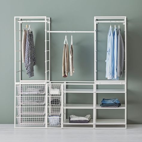 Wardrobes - IKEA Jonaxel Ikea Closet, Ikea Jonaxel, Modern Armoire, Armoire Ikea, Next Bedroom, Ikea Wardrobe, Bedroom Closet Design, Ikea Storage, Wardrobe Armoire