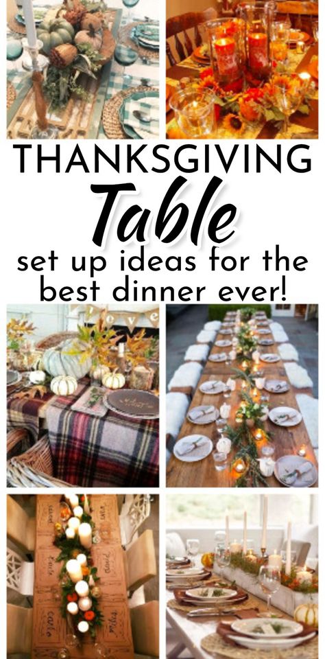 Thanksgiving Table Set Up Ideas For The Best Dinner EVER Table Set Up For Thanksgiving Dinner, Narrow Thanksgiving Table, How To Decorate A Table For Thanksgiving, Thanksgiving Dinner Table Set Up, Folding Tables For Thanksgiving, Thanksgiving Table Decor Simple, Setting A Thanksgiving Table, Thanksgiving Brown Paper Table, Thanksgiving Set Up Small Space