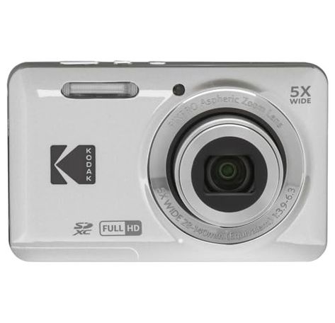 KODAK PIXPRO FZ55-SL 16MP CMOS Sensor Digital Camera 5X Optical Zoom 28mm Wide Angle 1080P Full HD Video 2.7" LCD Vlogging Camera Kodak Pixpro Fz55 Digital Camera, Kodak Pixpro Fz55, Kodak Pixpro, Kodak Camera, Vlogging Camera, Birthday List, Wide Angle, Full Hd, Digital Camera