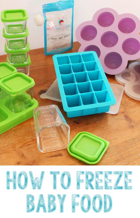 How to freeze baby food Baby Food Storage Ideas, Freeze Baby Food, Baby Food Organization, Homemade Baby Food Storage, Food Storage Ideas, Perlengkapan Bayi Diy, Freezing Baby Food, Diy Baby Food, Baby Food Containers