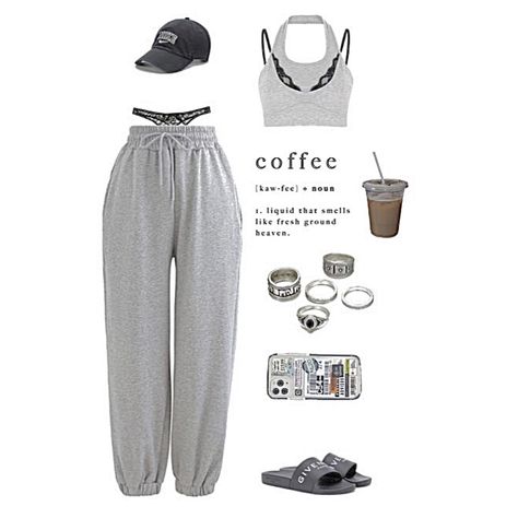 Hot Lazy Outfits, Lazy Outfits Polyvore, Outfits With Grey Joggers, How To Style Grey Joggers, Grey Joggers Outfit, Pijamas Women, Looks Pinterest, Mood Clothes, Outfit Quotes