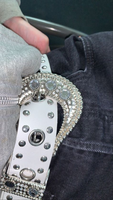 Bb Belt, Bling Jeans, Tooth Gem, Money On My Mind, Y2k Men, Rhinestone Belt, Fashion Belts, Discord Server, Grunge Aesthetic